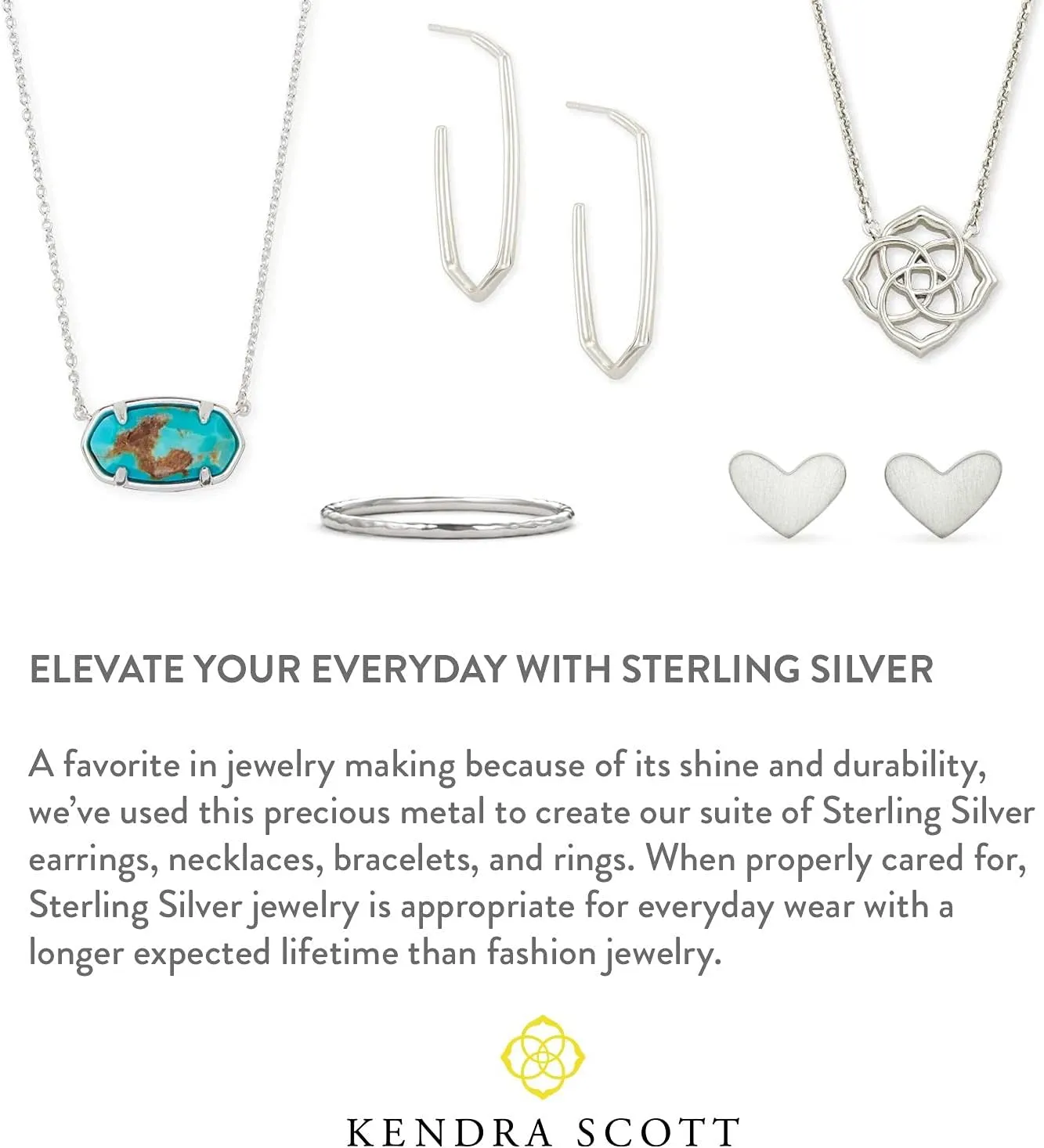 Kendra Scott Larissa Band Ring in Sterling Silver, Fine Jewelry for Women
