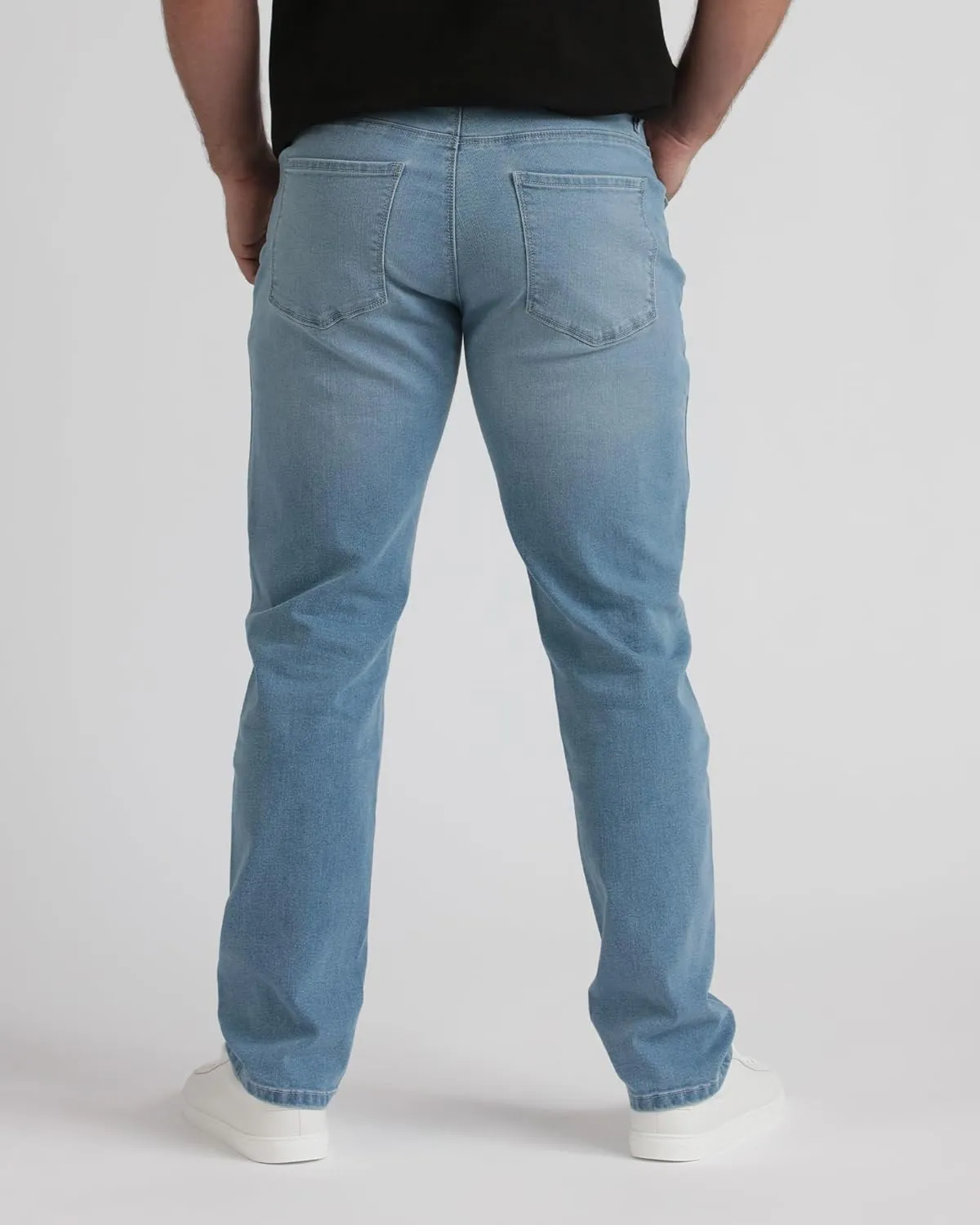 Kenneth Cole REACTION Athletic Fit Jeans for Men - Soft and Flexible Stretch Jeans - Men's Jeans Roomier Fit