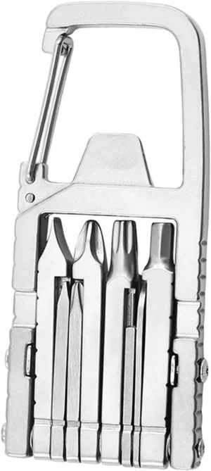 Keychain Multitool Screwdriver 13 in 1 Folding Outdoor Camping
