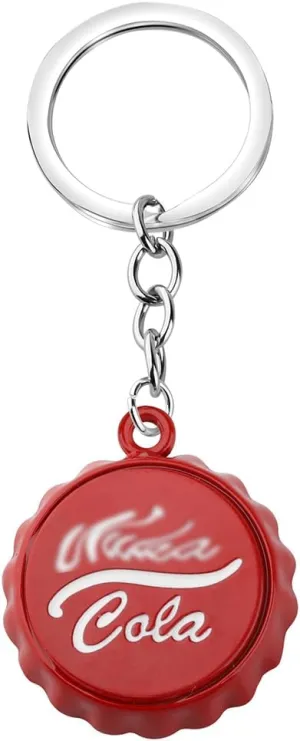 KEYCHIN Bottle Cap Keychain Vedio Game Fans Gifts Bottle Opener Jewelry Vedio Game Merchandise (Nu K)