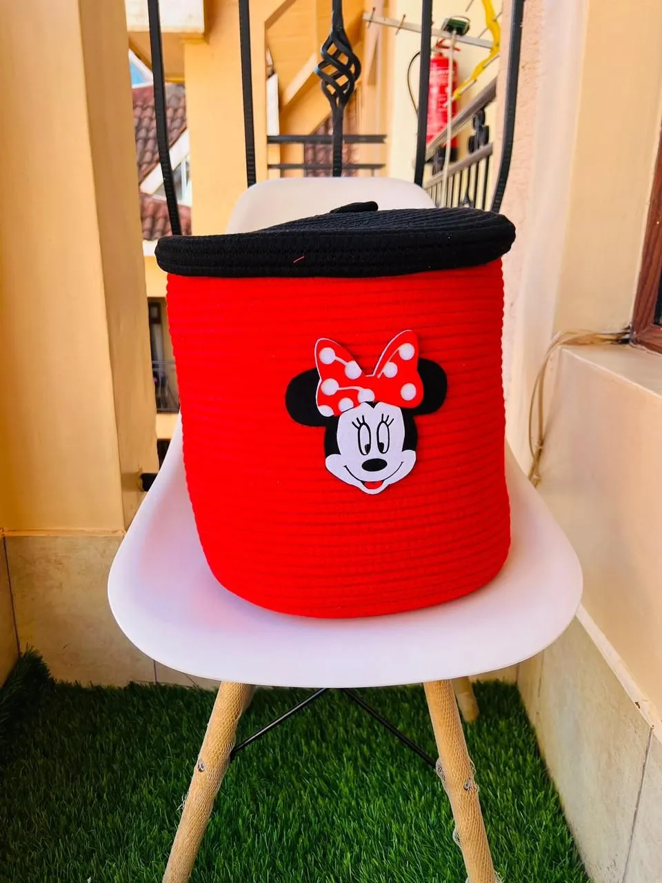Kids cotton rope basket