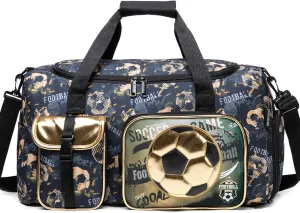 Kids Duffle Bag Boys Travel Bag for Kids Overnight Bag for Kids Sports Bag for Boys Weekender Bag Gym Bag for Boys with Shoe Compartment