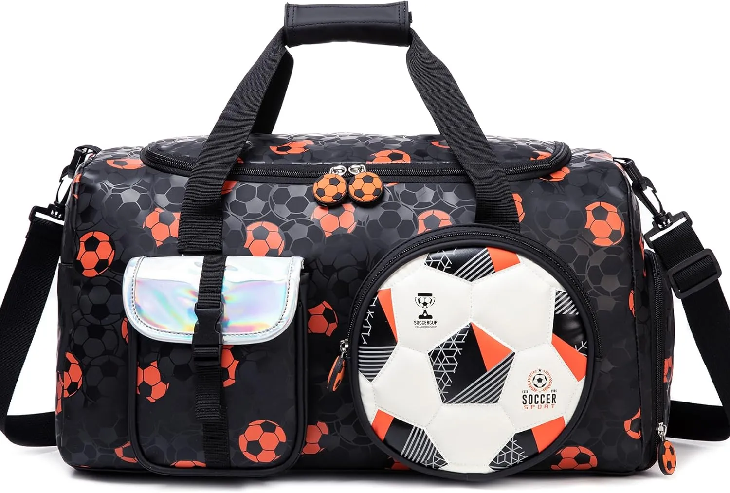 Kids Duffle Bag Boys Travel Bag for Kids Overnight Sports Bags for Boys Weekender Gym Soccer Bags for Boy with Shoe Compartment