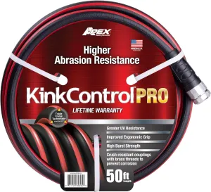Kink Control Pro Garden Hose, Water Hosewith Superior UV Resistance, Ergonomic Grip, High Burst Strength, Triple Frame Technology for Kink Resistance, 50 Ft