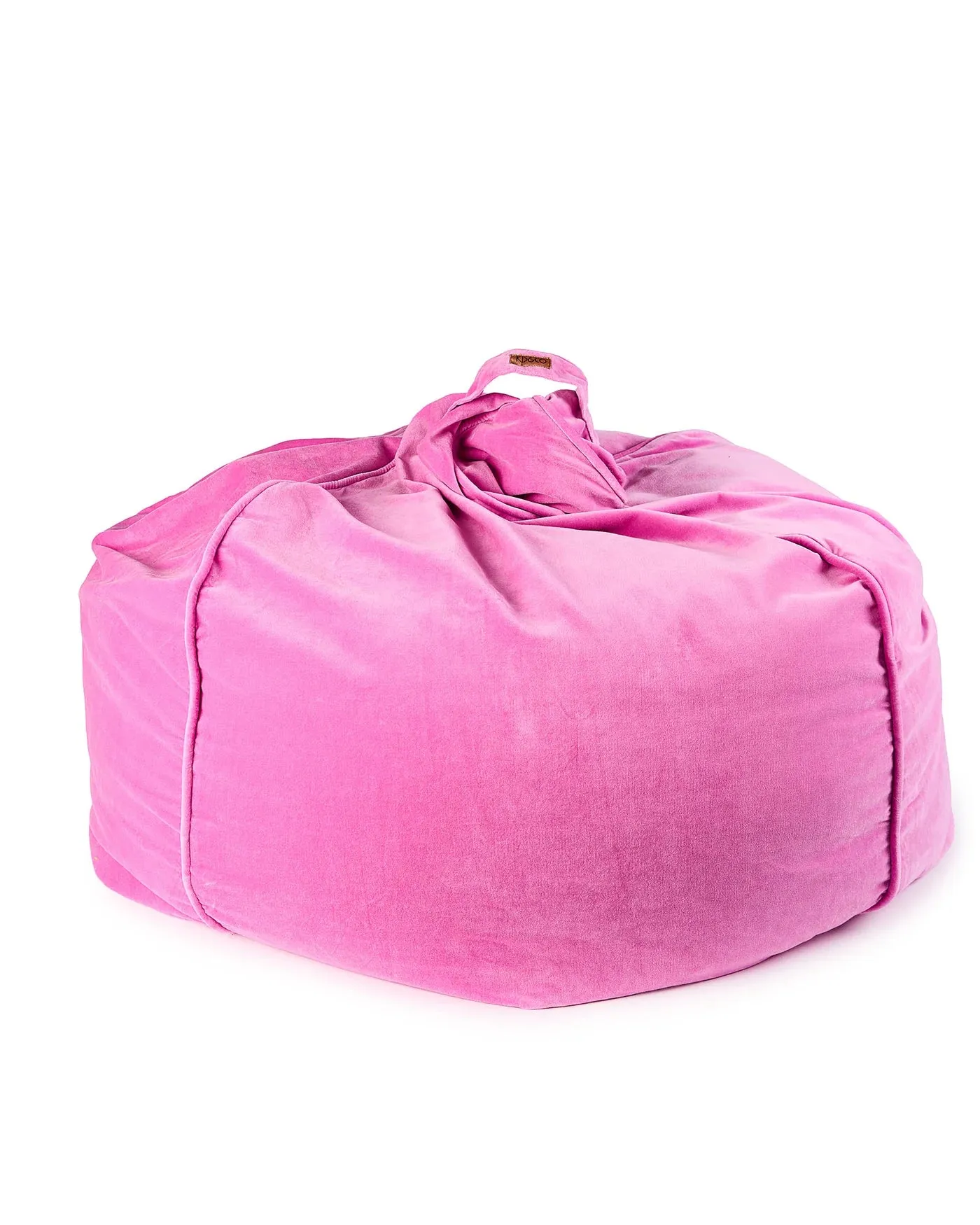 Kip & Co Super Pink Velvet Beanbag