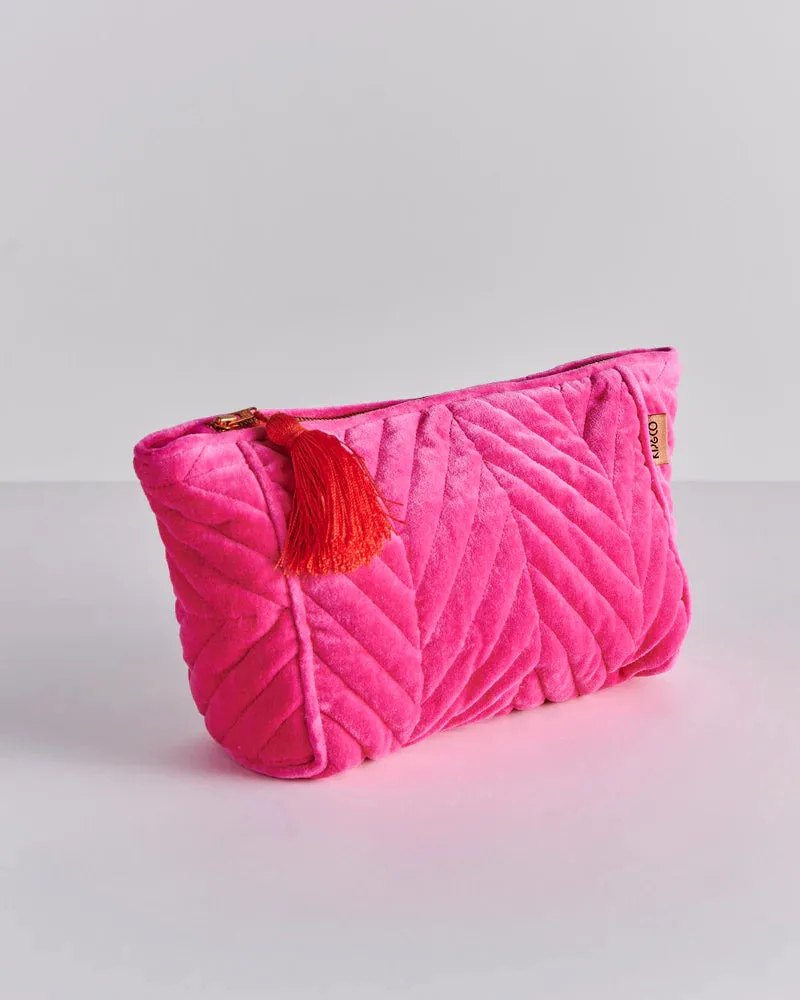 Kip & Co | Velvet Toiletry Bag | Me and You