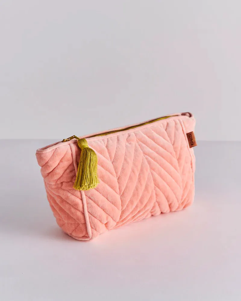 Kip & Co | Velvet Toiletry Bag | Tuscan Sunset