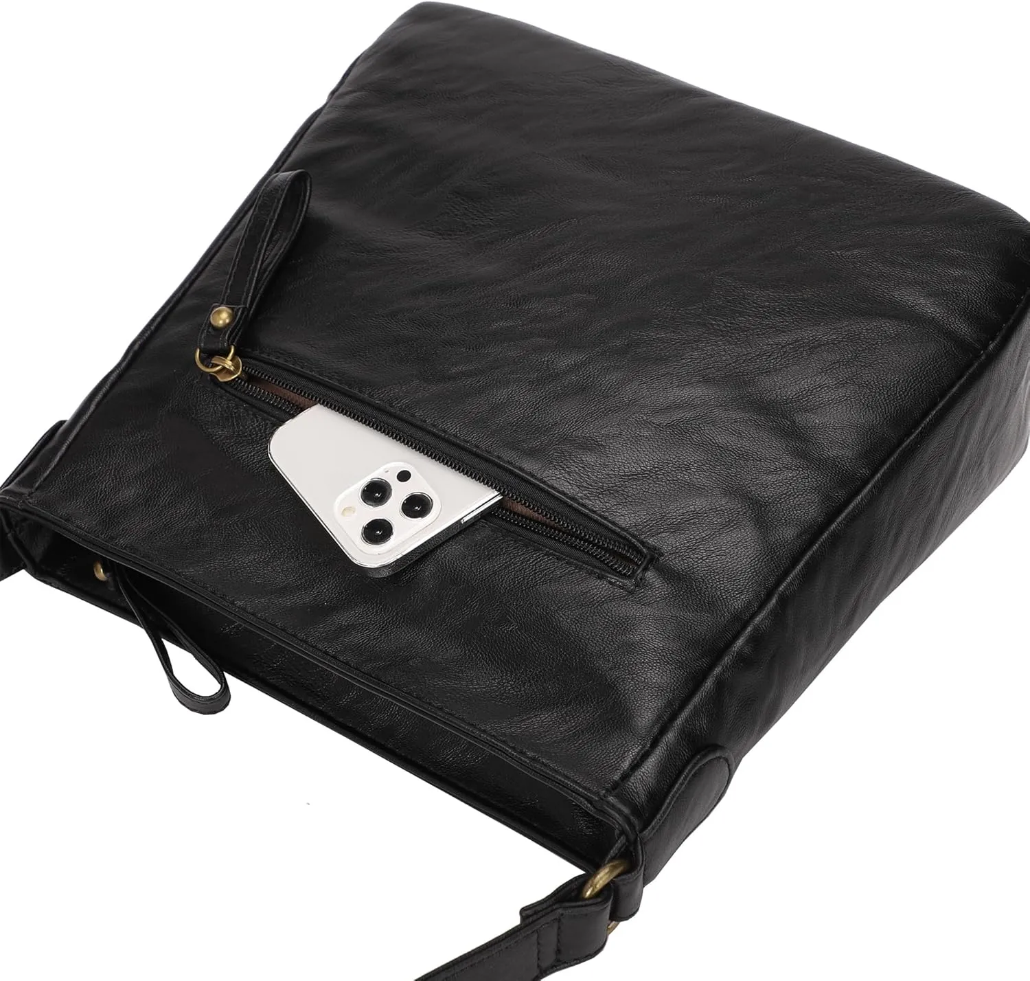KL928 Crossbody Bags for Women, Multi Pocket Shoulder Bags, Medium PU Leather Cross Body Purses
