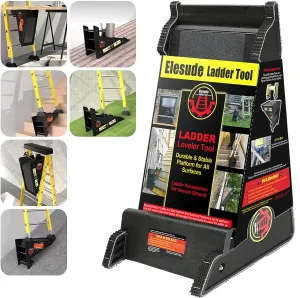 Ladder Leveler,Roof Pitch Hopper, Ladder Stabilizer,Roof Leveling Tool,Stable Platform for Uneven Surface