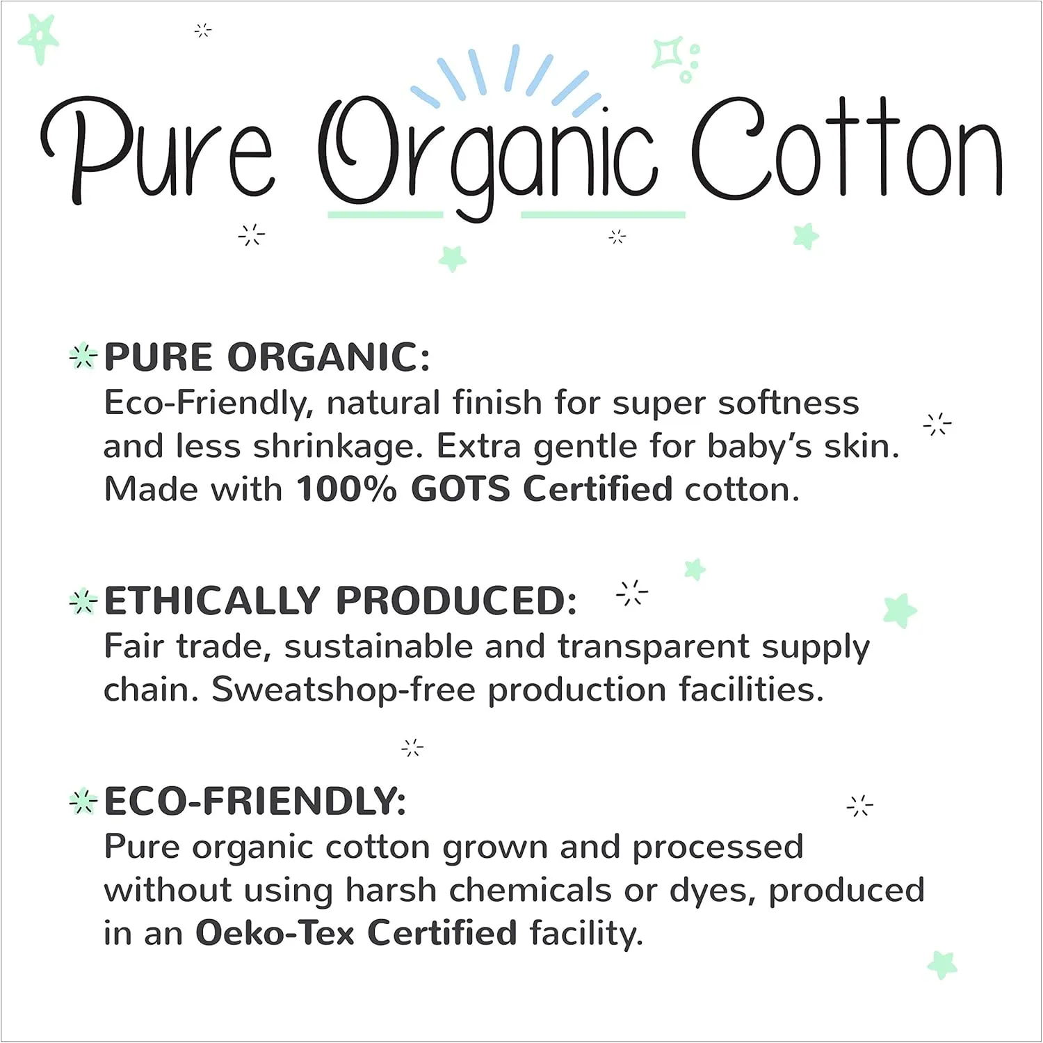 Lamaze Organic Baby Baby Boys' Pull on Jogger Pants