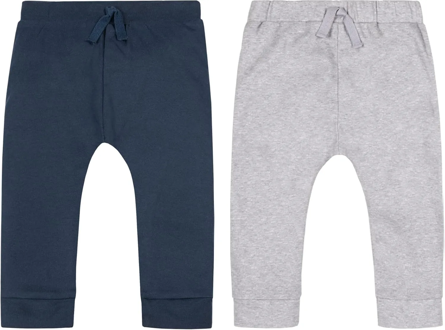 Lamaze Organic Baby Baby Boys' Pure Organic Cotton Pull on Jogger Pants, 2 Pack