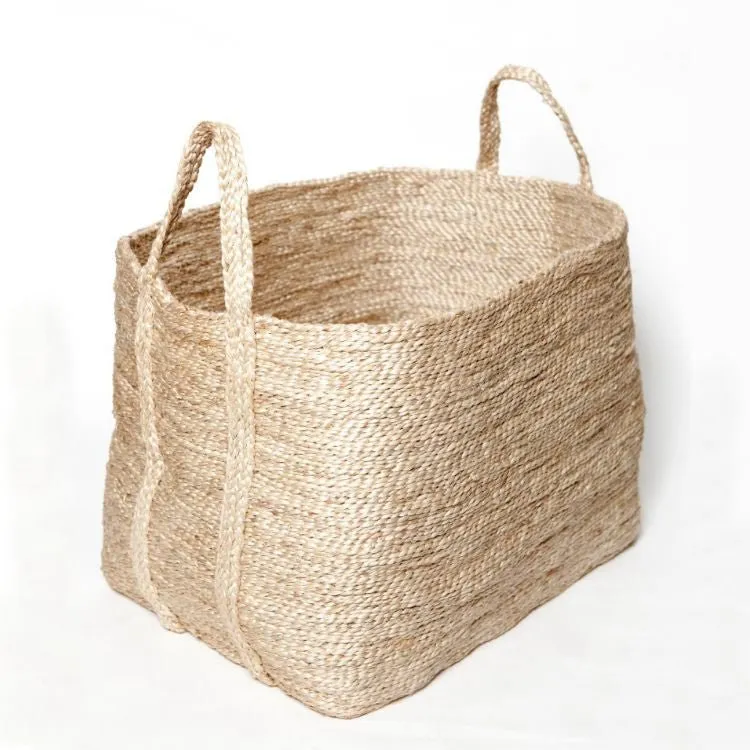 Large Jute Basket - Natural
