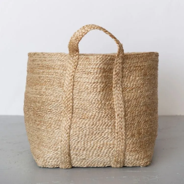 Large Jute Basket - Natural