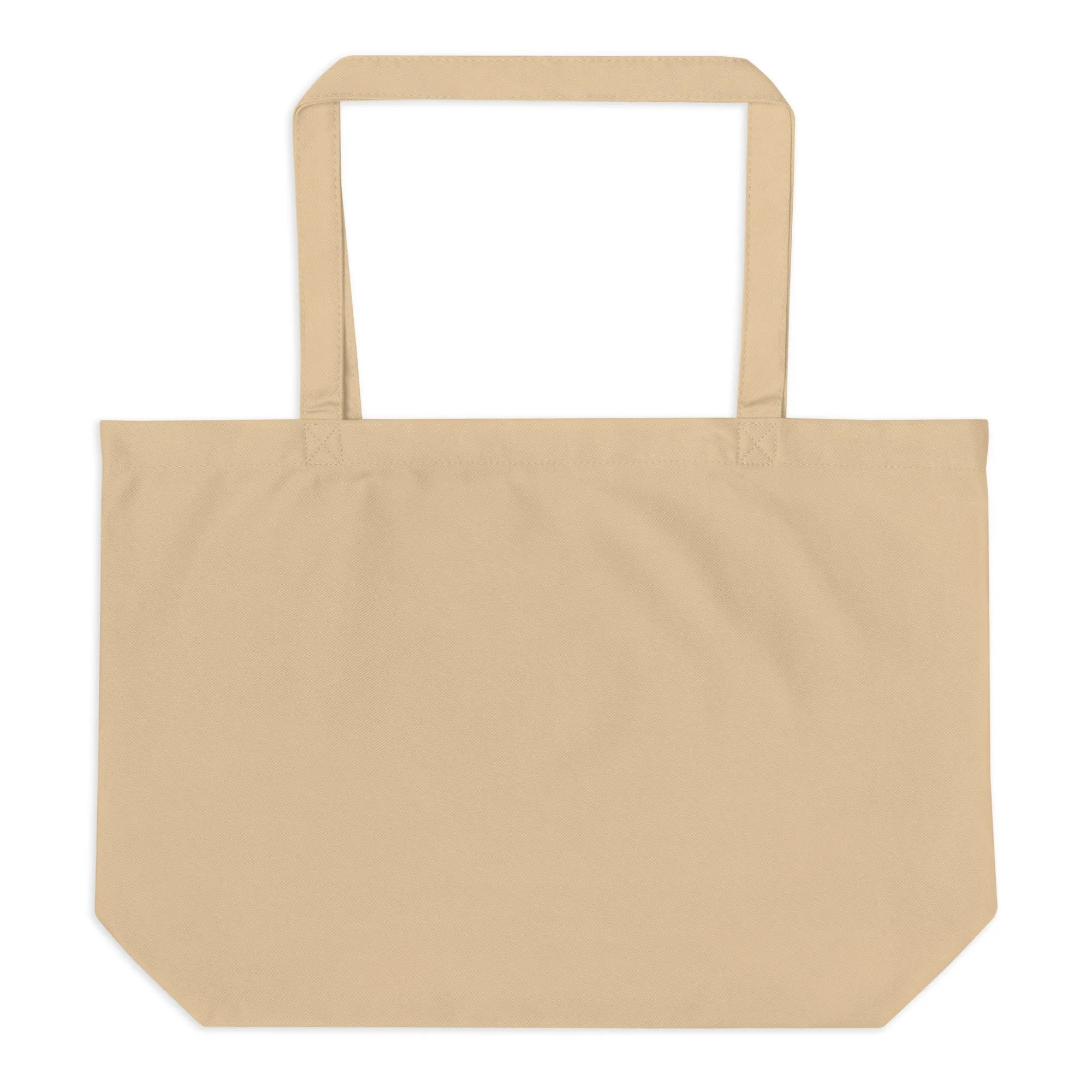 Large Organic Tote Bag - Owl Themed Eco-Friendly, Reusable, Stylish Shopping Bag
