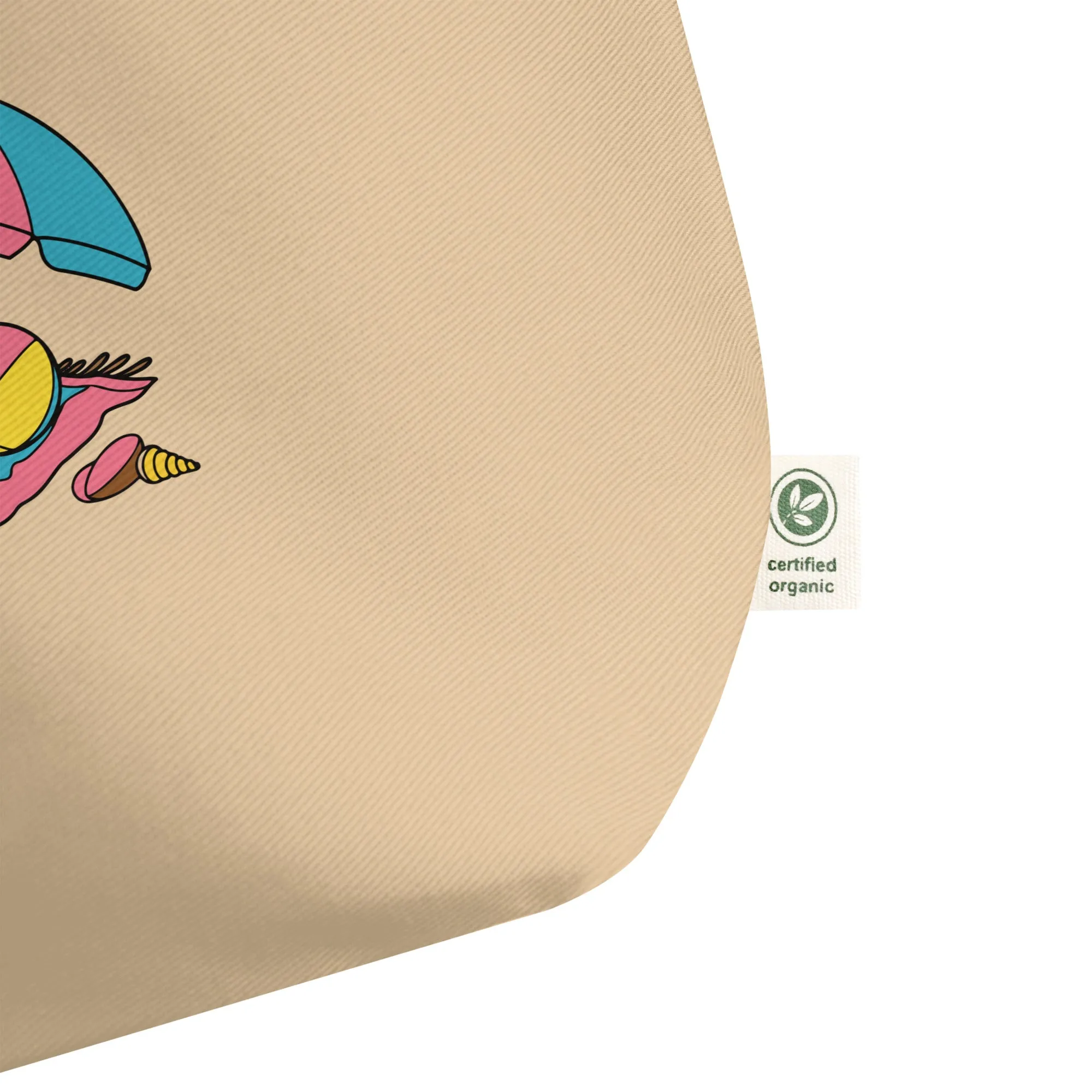 Large Organic Tote Bag - Owl Themed Eco-Friendly, Reusable, Stylish Shopping Bag
