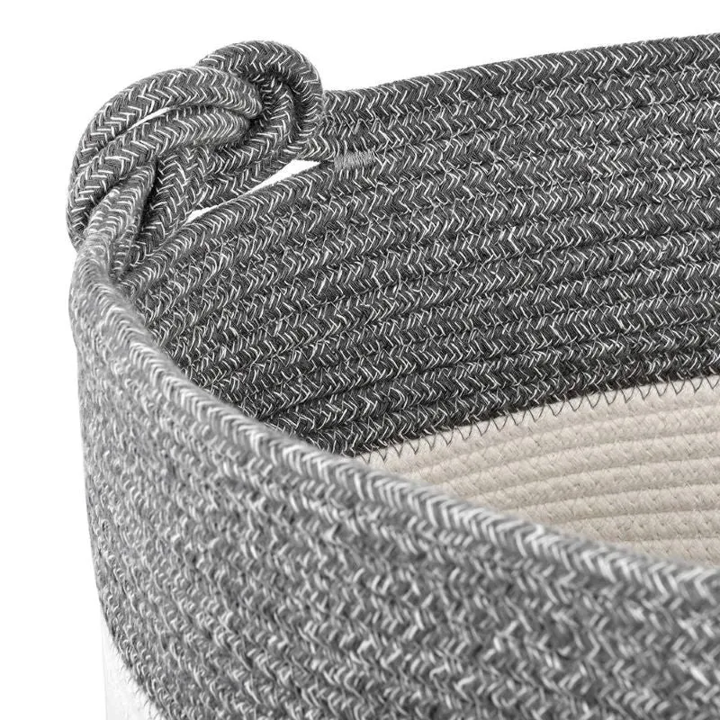 Large Storage Woven Baskets for Organizing Rope Cotton Decorative