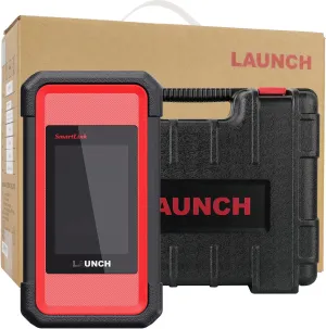 LAUNCH SmartLink C HD Elite Scanner, Work with X431 Pro Series, Heavy Duty Truck Diesel Diagnostic Module for Semi Commercial Vehicle Full System Scan Tool, J2534 ECU Coding, Services Reset