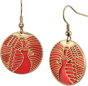 Laurel Burch Classics Collection Doves Drop Earrings