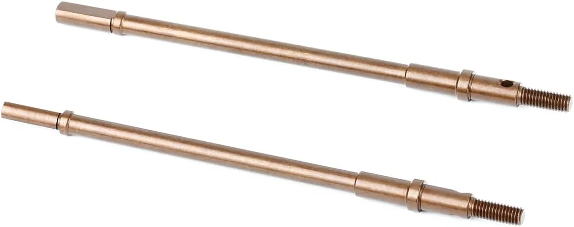 LCX Racing 1/6 RC Crawler Car Hard Steel Heavy Duty AR90 Rear Axle Internal Drive Shaft Set for RC Car Axial SCX6 AXI05000, Upgrades Parts Accessories (Rear Axle)