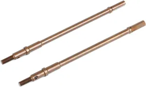 LCX Racing 1/6 RC Crawler Car Hard Steel Heavy Duty AR90 Rear Axle Internal Drive Shaft Set for RC Car Axial SCX6 AXI05000, Upgrades Parts Accessories (Rear Axle)