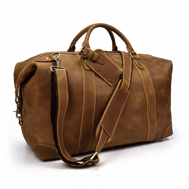 Leather Holdall Bag | Swiss Alps