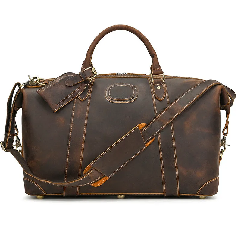 Leather Holdall Bag | Swiss Alps
