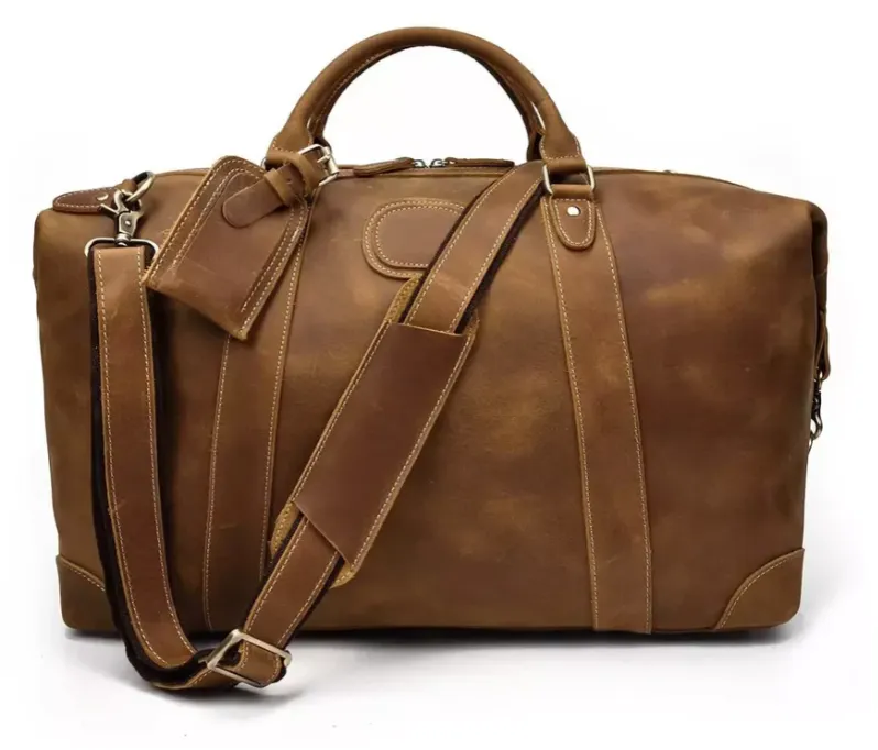 Leather Holdall Bag | Swiss Alps