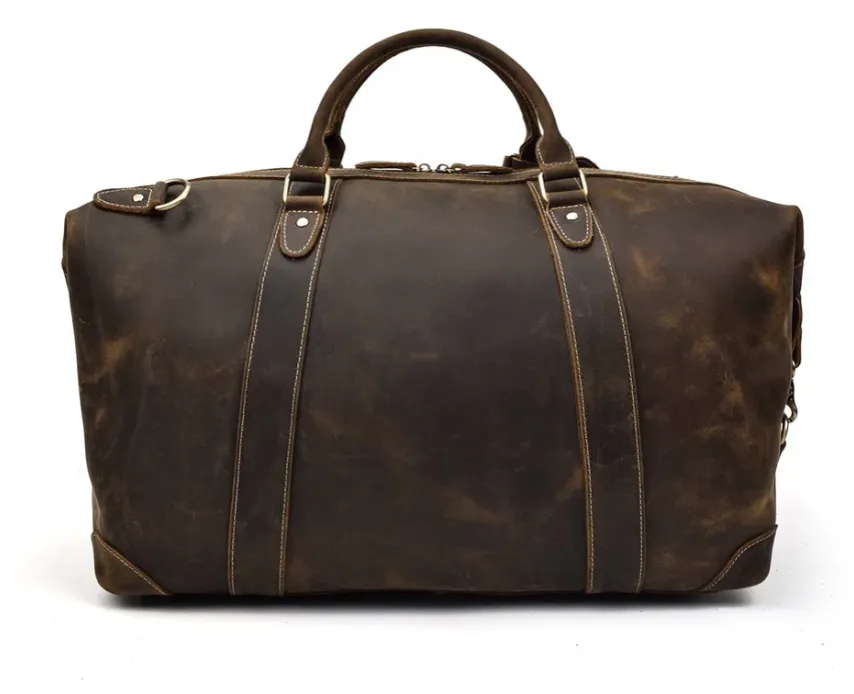 Leather Holdall Bag | Swiss Alps