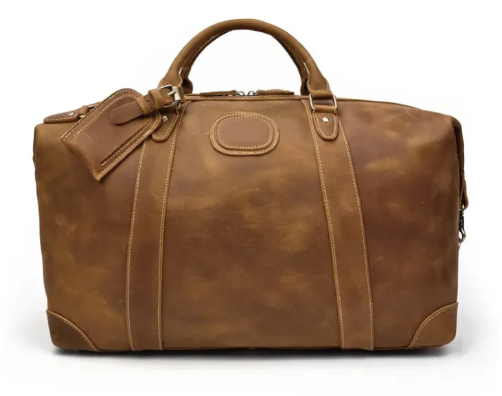 Leather Holdall Bag | Swiss Alps