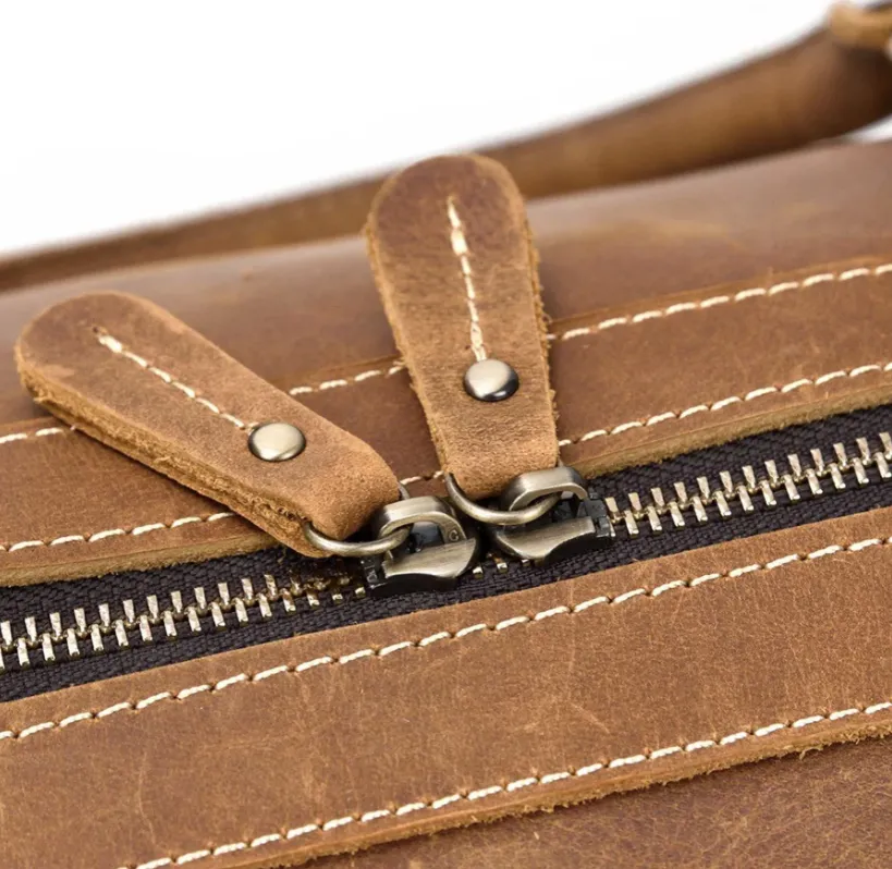 Leather Holdall Bag | Swiss Alps