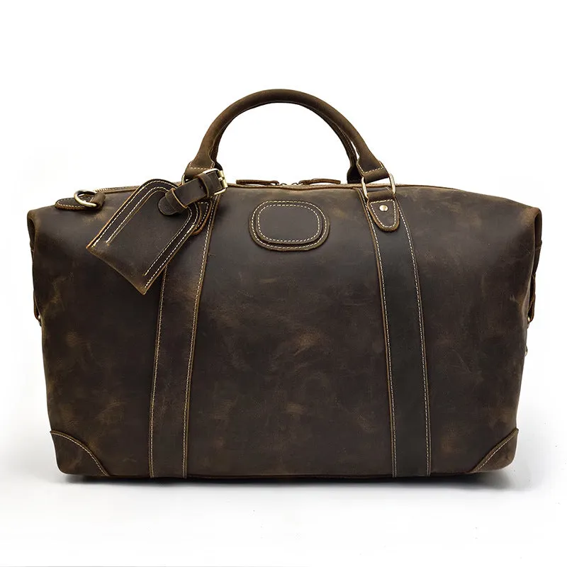 Leather Holdall Bag | Swiss Alps