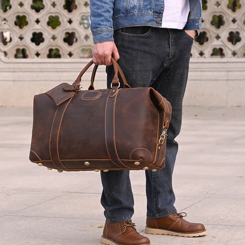 Leather Holdall Bag | Swiss Alps