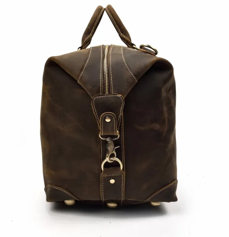 Leather Holdall Bag | Swiss Alps