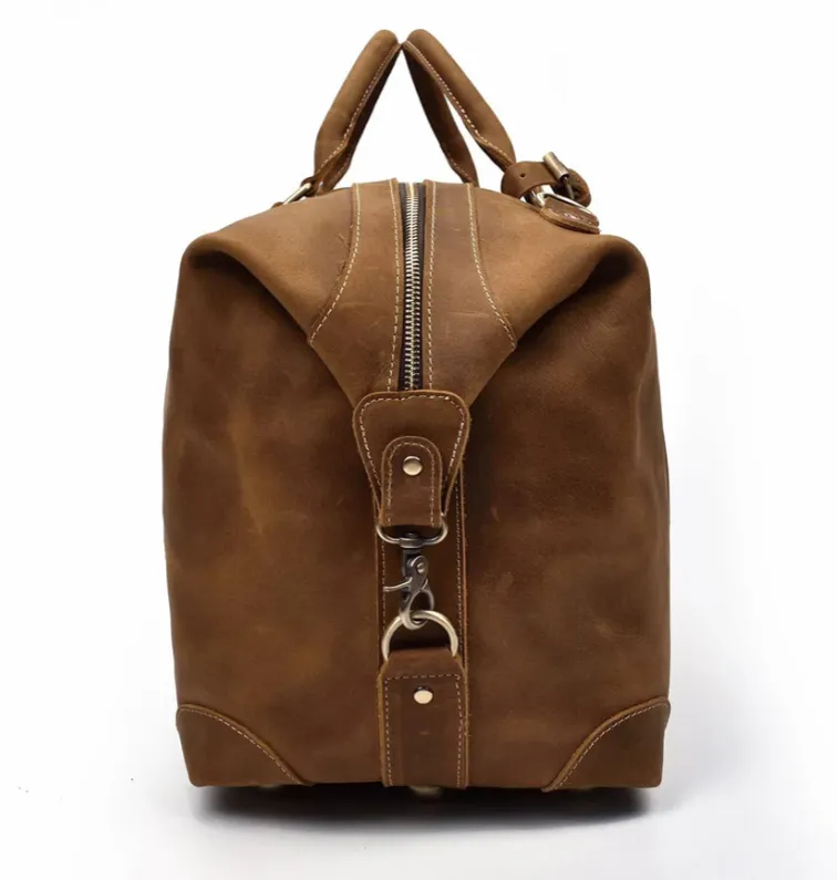 Leather Holdall Bag | Swiss Alps