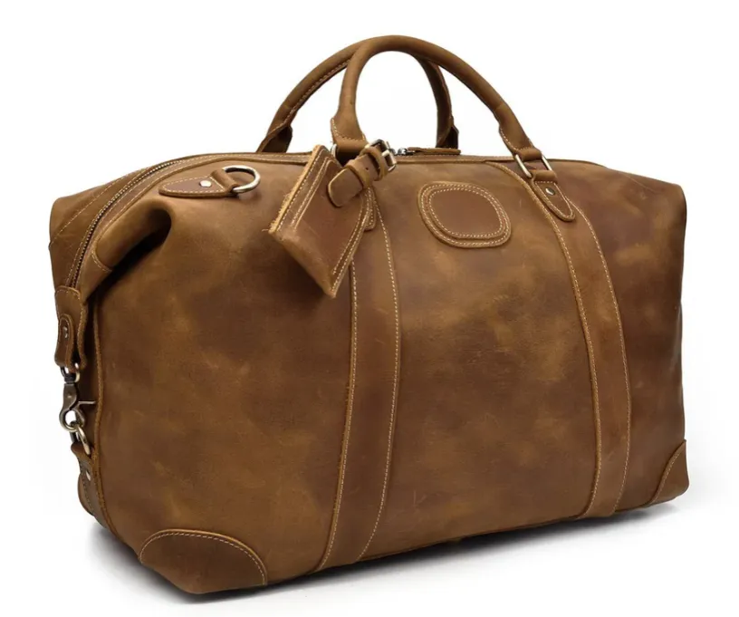 Leather Holdall Bag | Swiss Alps