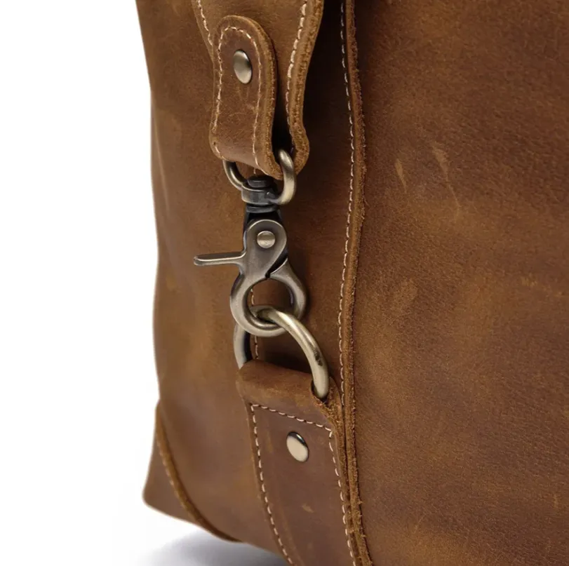 Leather Holdall Bag | Swiss Alps
