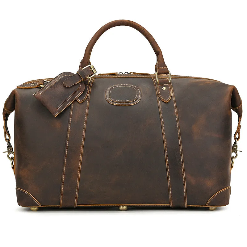 Leather Holdall Bag | Swiss Alps