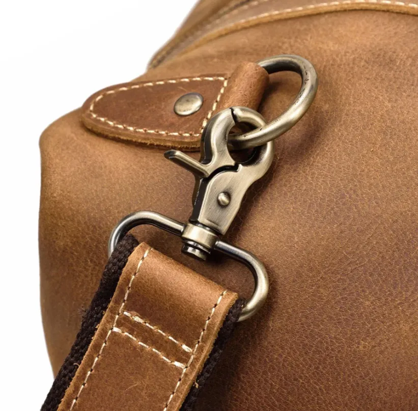 Leather Holdall Bag | Swiss Alps