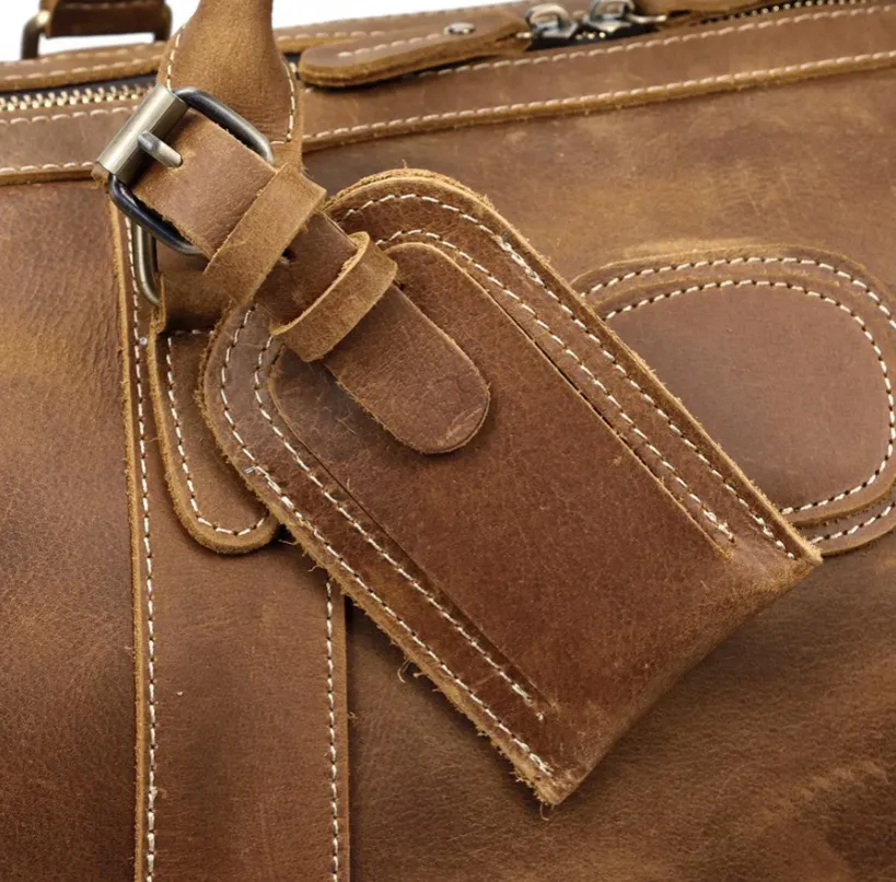 Leather Holdall Bag | Swiss Alps