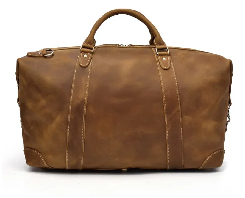 Leather Holdall Bag | Swiss Alps