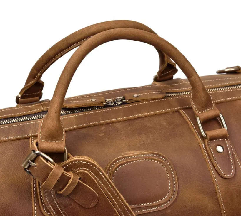 Leather Holdall Bag | Swiss Alps