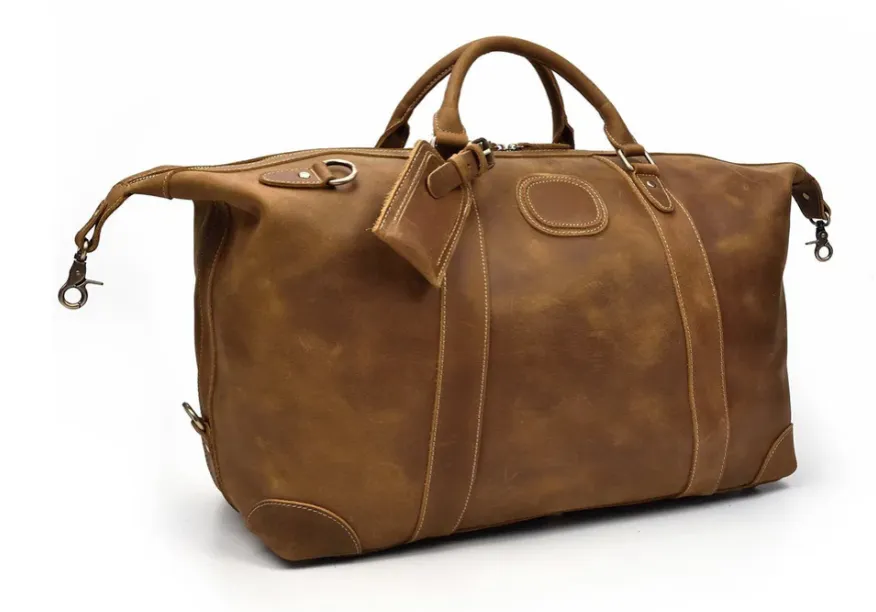 Leather Holdall Bag | Swiss Alps