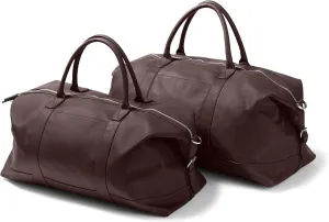 Leatherology Brown His and Hers Kessler Duffle Set