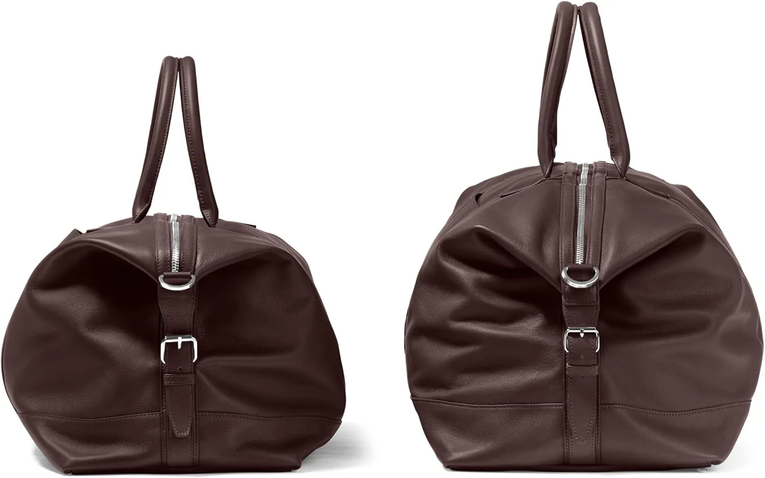 Leatherology Brown His and Hers Kessler Duffle Set
