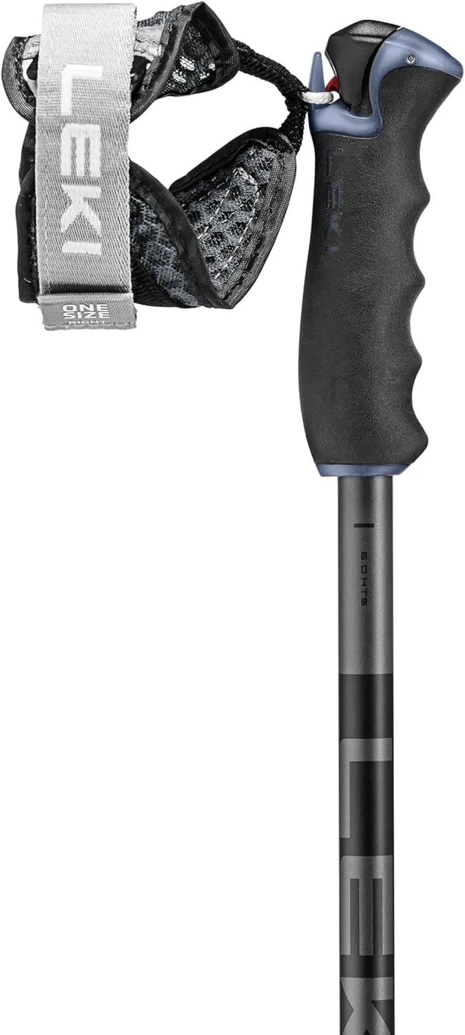 LEKI Detect S Lightweight Aluminum Ski Poles for Downhill Skiing