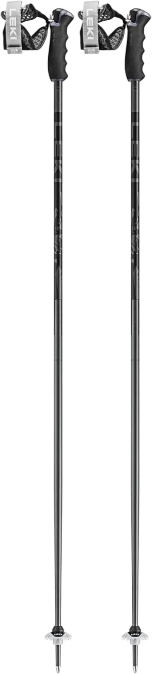 LEKI Detect S Lightweight Aluminum Ski Poles for Downhill Skiing