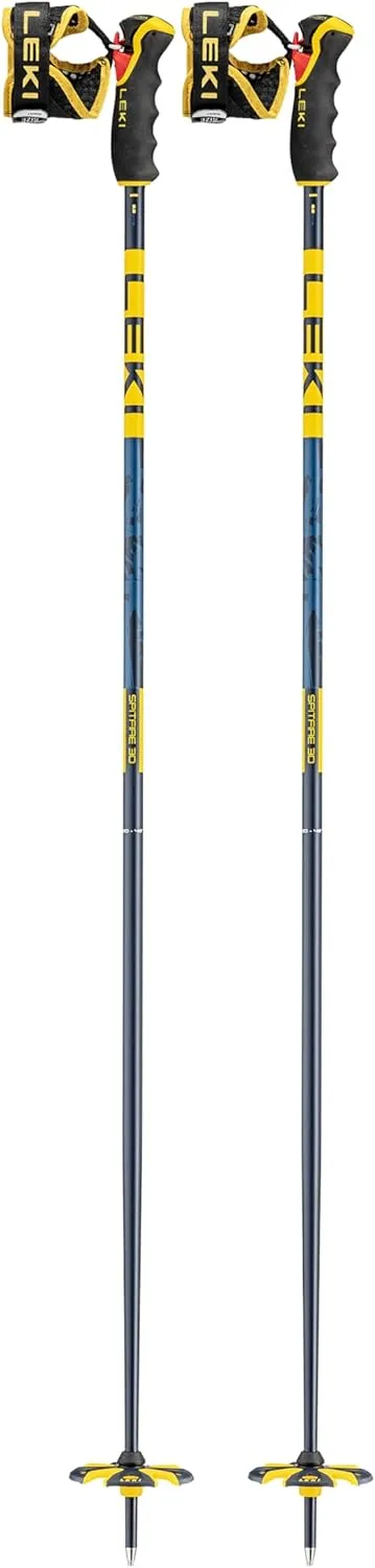 LEKI Spitfire 3D Lightweight Aluminum Ski Poles for Alpine Skiing
