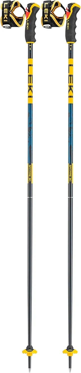 LEKI Spitfire 3D Lightweight Aluminum Ski Poles for Alpine Skiing