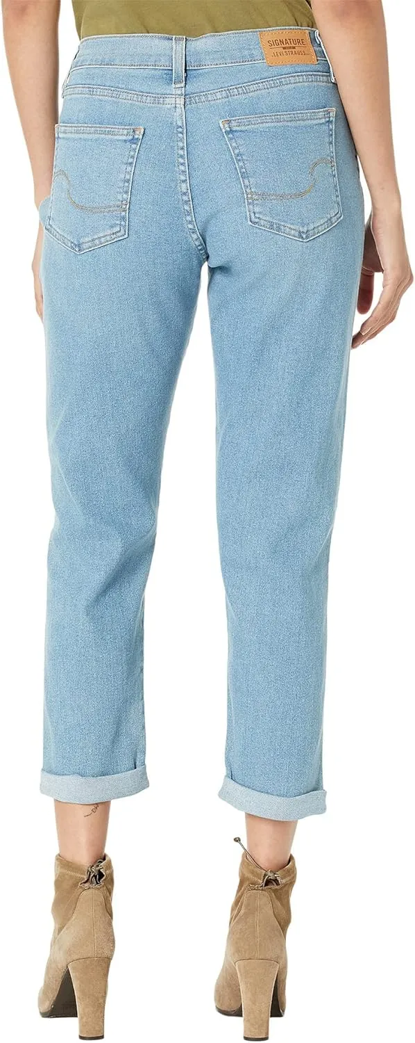 Levi Strauss Signature Gold Women's Mid Rise Slim Boyfriend Jeans (Available in Plus Size)