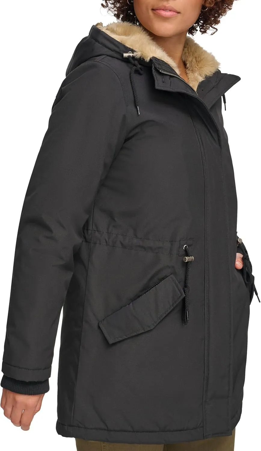 Levi's Women's Faux Fur Lined Hooded Parka Jacket